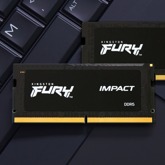 Kingston FURY Impact SO-DIMM 32 Go (2 x 16 Go) DDR5 6000 MHz CL38