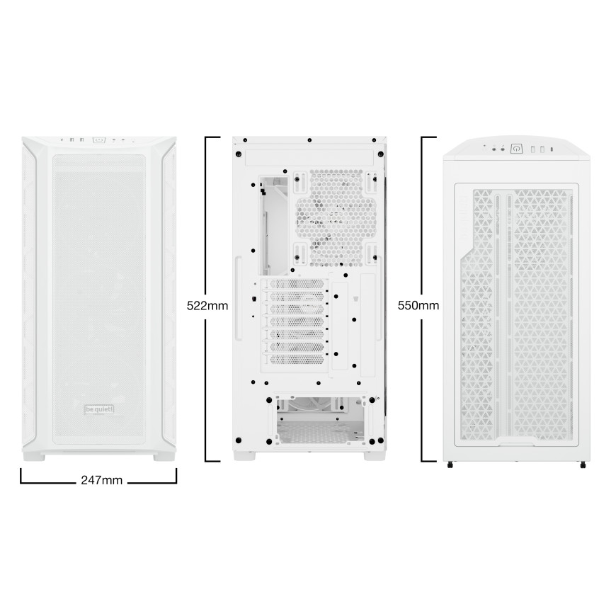 be quiet! Shadow Base 800 FX - Blanc
