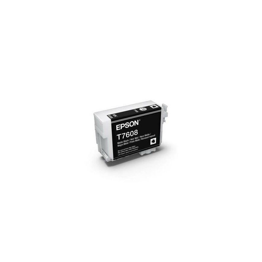Epson T7608 M Black – Encre pigmentaire professionnelle (C13T76084N10)
