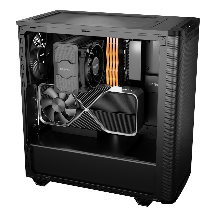 be quiet! Pure Base 501 Airflow Window - Noir