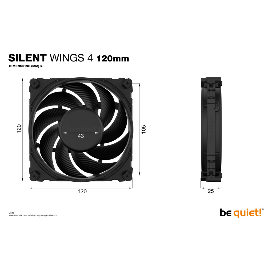 be quiet! Silent Wings 4 120mm