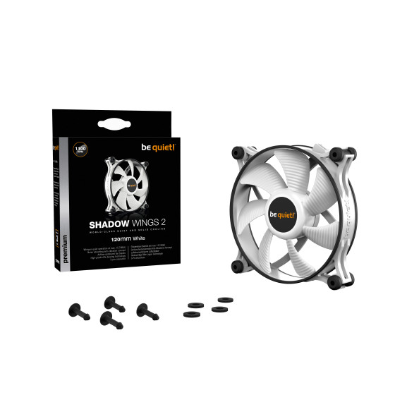 be quiet! Shadow Wings 2 White 120 mm