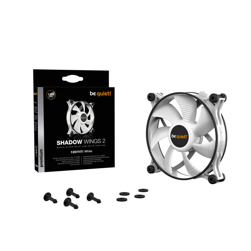 be quiet! Shadow Wings 2 White 120 mm