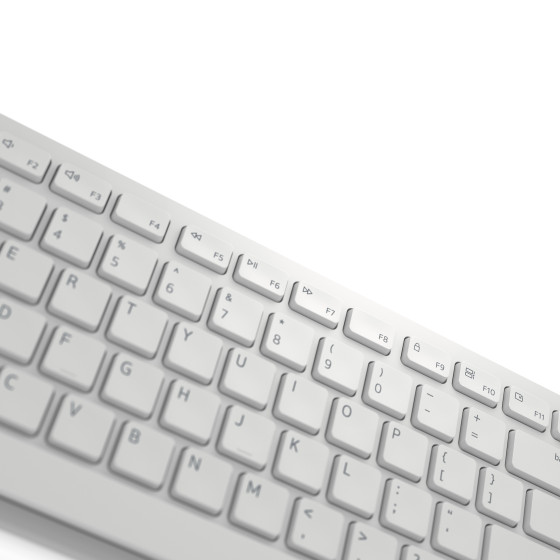 Clavier et souris Dell Pro - KM5221W - français (AZERTY) - blanc
