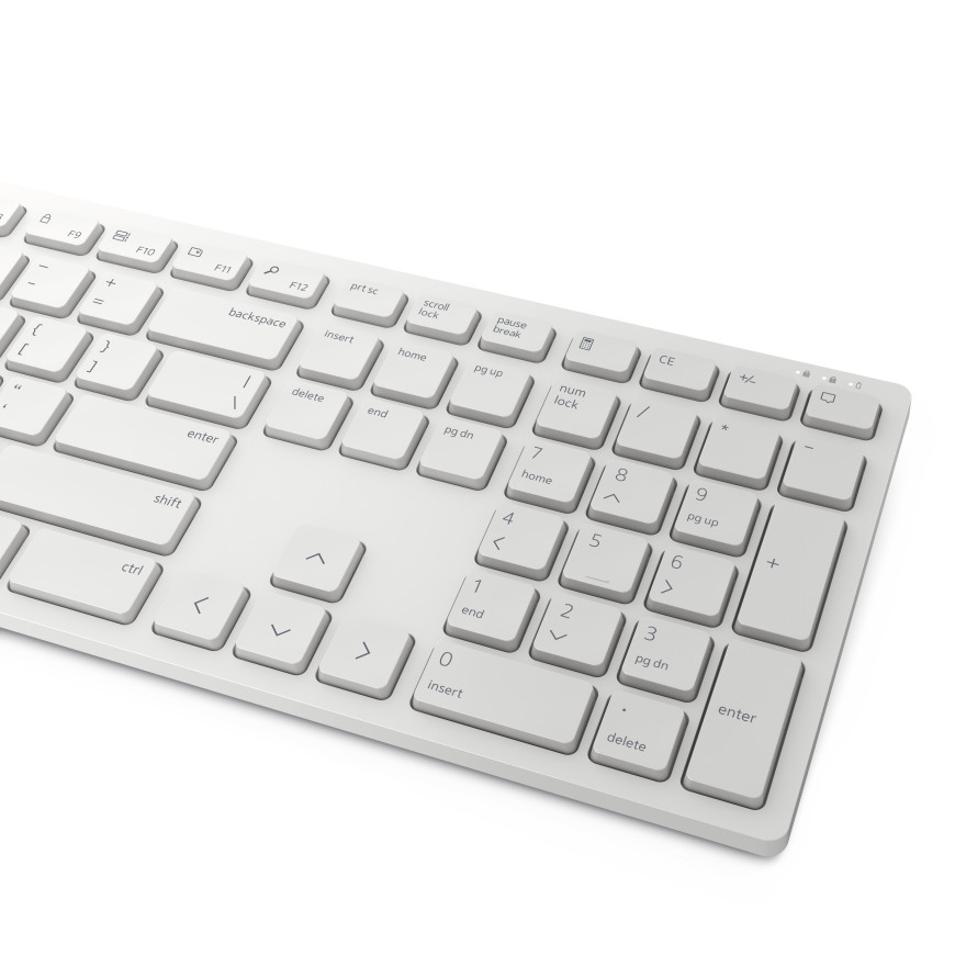 Clavier et souris Dell Pro - KM5221W - français (AZERTY) - blanc