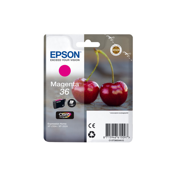 Cartouche d'encre Epson 36 Claria Home Ink – magenta (C13T36834A10)