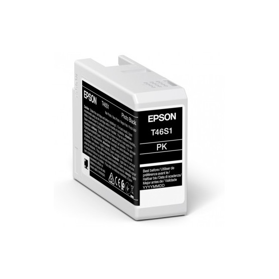 Cartouche d'encre Epson T46S1 – photo noire UltraChrome Pro 10 (C13T46S100)