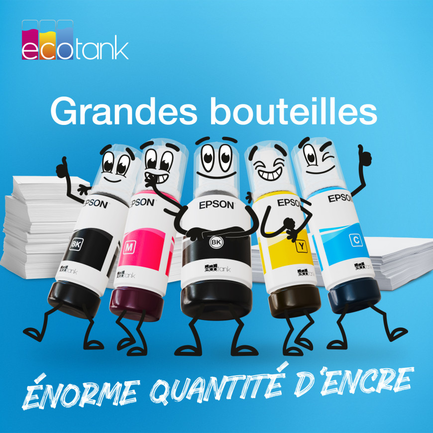 Bouteille d’encre Epson 106 cyan EcoTank (C13T00R240)
