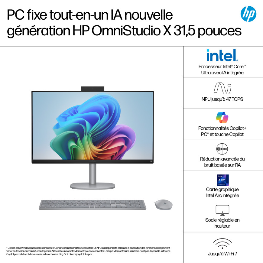 HP OmniStudio X All-in-One 32-c1005nf Desktop PC
