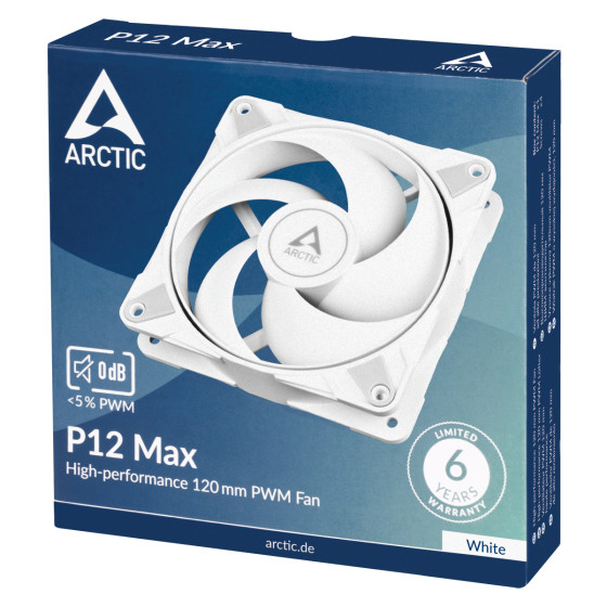 Arctic P12 Max (Blanc)