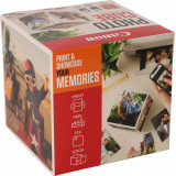Coffret Canon Photo Cube, avec cartouches d'encre PG-560 et CL-561 et papier photo glacé Extra II PP-201 13 × 13 cm (40 feuilles