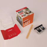 Coffret Canon Photo Cube, avec cartouches d'encre PG-560 et CL-561 et papier photo glacé Extra II PP-201 13 × 13 cm (40 feuilles