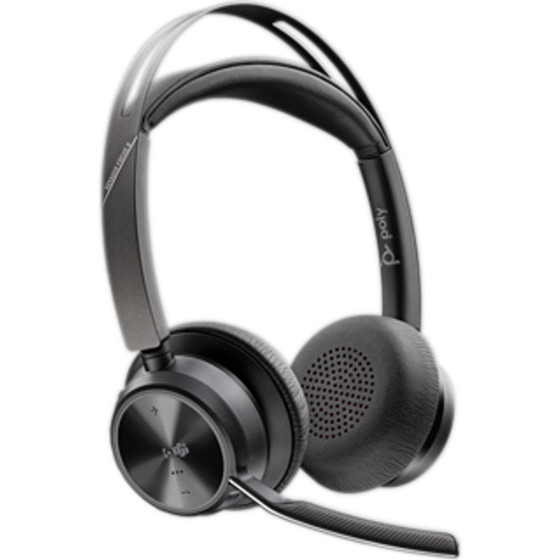 Micro-casque HP Poly Voyager Focus 2 USB-C-C certifié Microsoft Teams + adaptateur USB-C/A