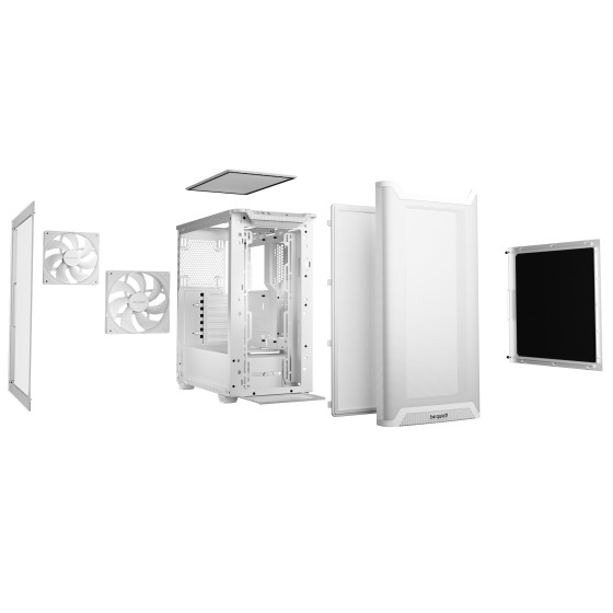 be quiet! Pure Base 501 Airflow Window - Blanc