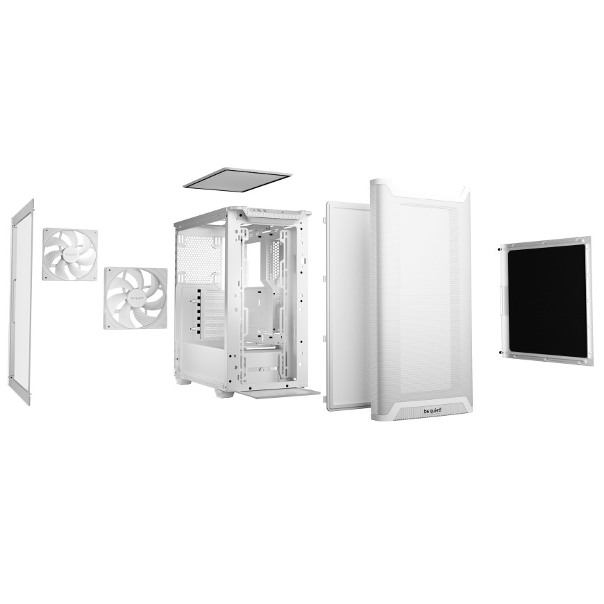be quiet! Pure Base 501 Airflow Window - Blanc