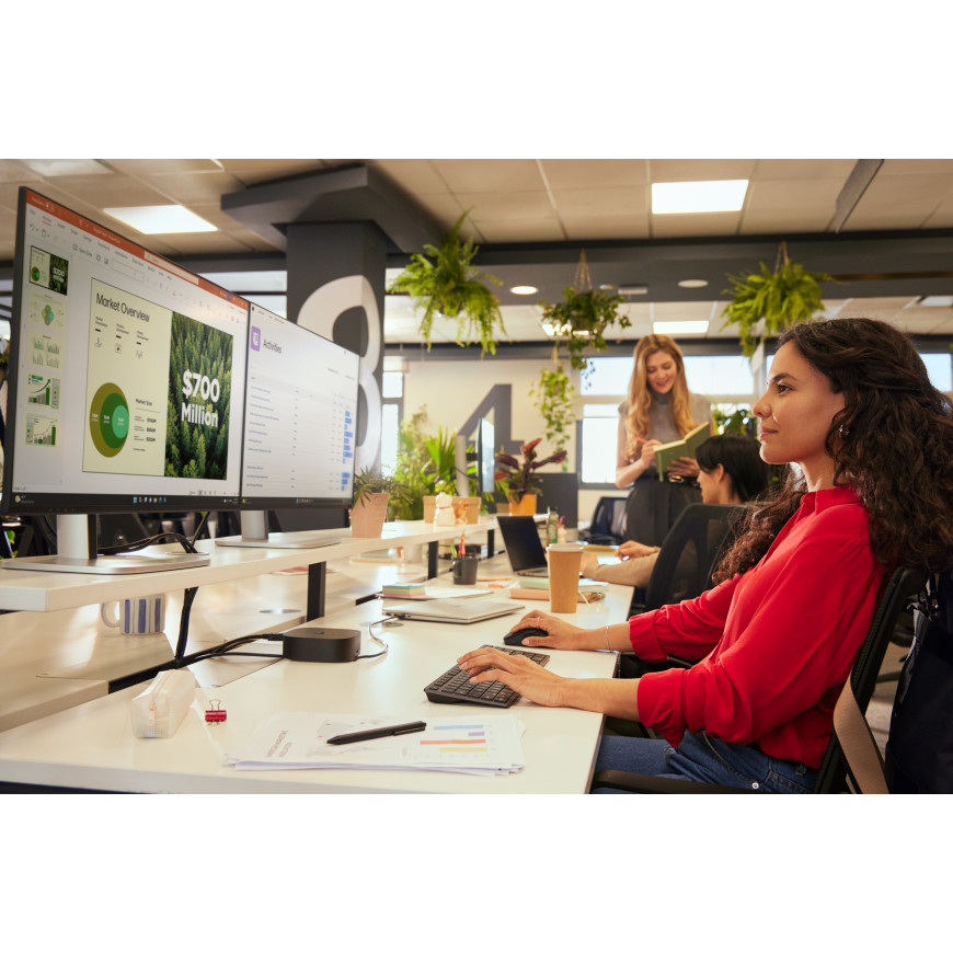 Ensemble clavier et souris sans fil rechargeables multi-appareils HP 725
