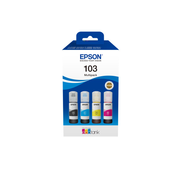 Epson 103 EcoTank – Pack d’encre 4 couleurs (C13T00S64A)