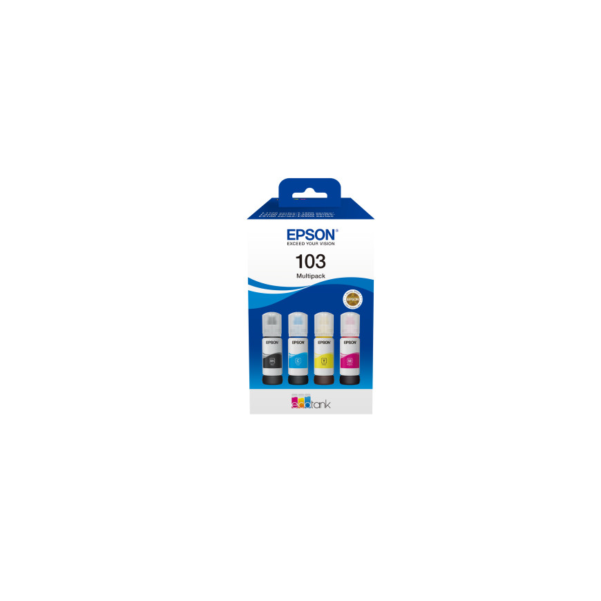 Epson 103 EcoTank – Pack d’encre 4 couleurs (C13T00S64A)