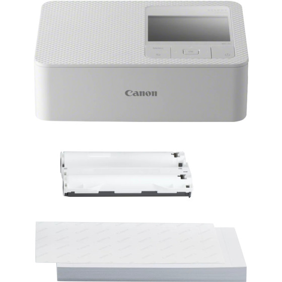 Kit imprimante photo portable Canon SELPHY CP1500, blanche + 54 feuilles de papier photo