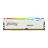 Kingston FURY Beast RGB 32 Go (2 x 16 Go) DDR5 6400 MHz CL32 - Blanc