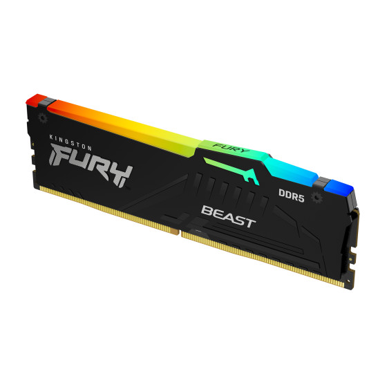 Kingston FURY Beast RGB 64 Go (4 x 16 Go) DDR5 6000 MHz CL40