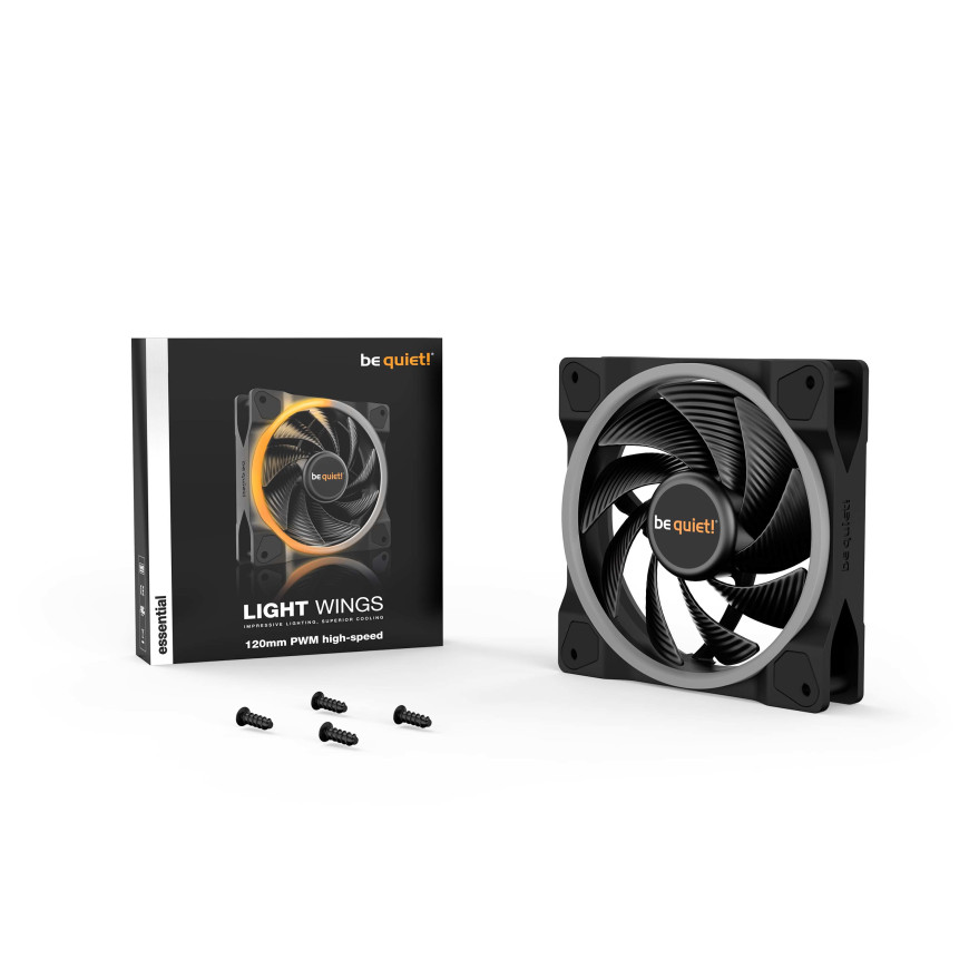 be quiet! Light Wings 120 mm PWM High Speed ARGB