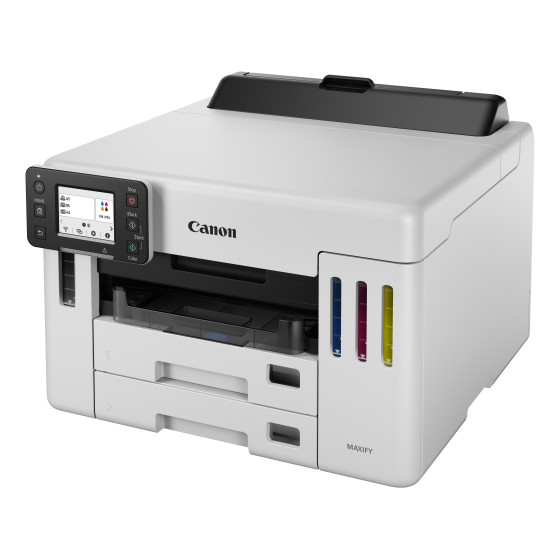 Imprimante jet d'encre MegaTank rechargeable couleur avec connexion sans fil Canon MAXIFY GX5550
