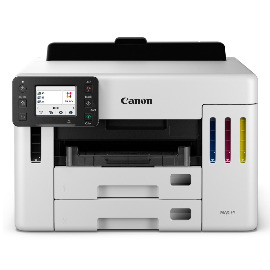 Imprimante jet d'encre MegaTank rechargeable couleur avec connexion sans fil Canon MAXIFY GX5550
