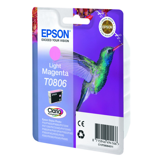 Cartouche d'encre Epson T0806 - Claria Mc (C13T08064011)