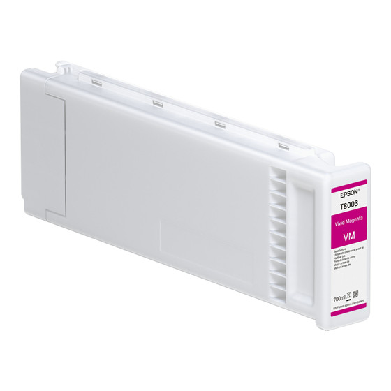 Cartouche d'encre Epson T80030N – Vivid Magenta 700ml (C13T80030N)