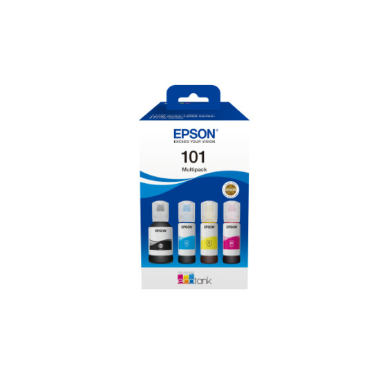 Epson 101 EcoTank – Multipack d'encre 4 couleurs (C13T03V64A)