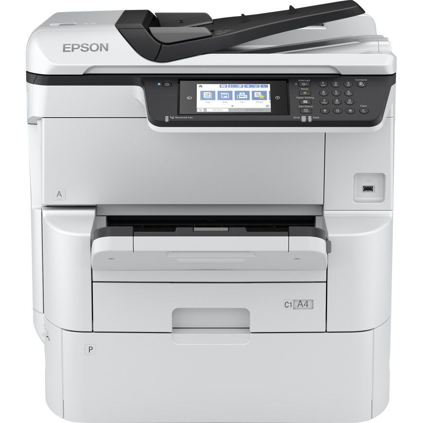 Imprimante multifonction jet d’encre Epson WorkForce Pro WF-C878RDTWFC – professionnelle (C11CH60402BR)
