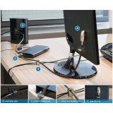 Kit de verrouillage Kensington á 2.0 pour ordinateurs de bureau et périphériques (K64424WW)
