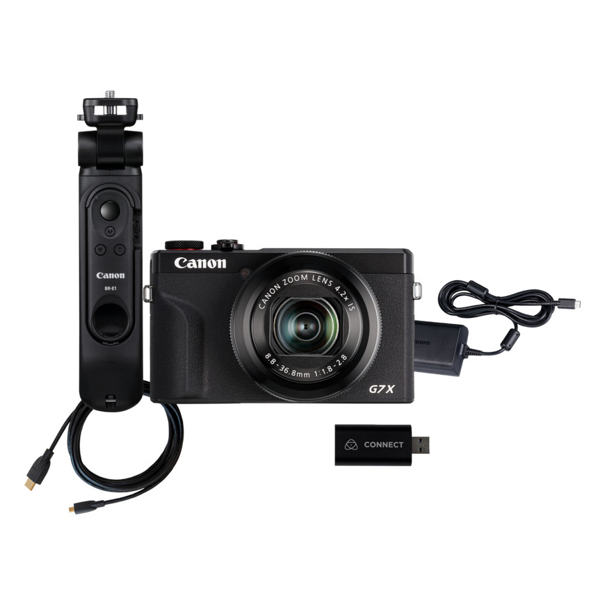 Kit de diffusion en direct avec caméra compacte Canon PowerShot G7 X Mark III