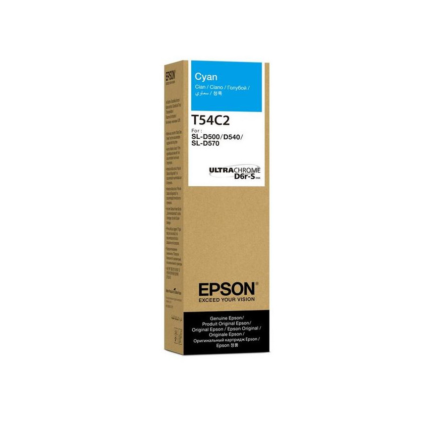 Epson T54C Cyan SURELAB SL-D500 – Encre Ultrachrome D6r-S (C13T54C220)