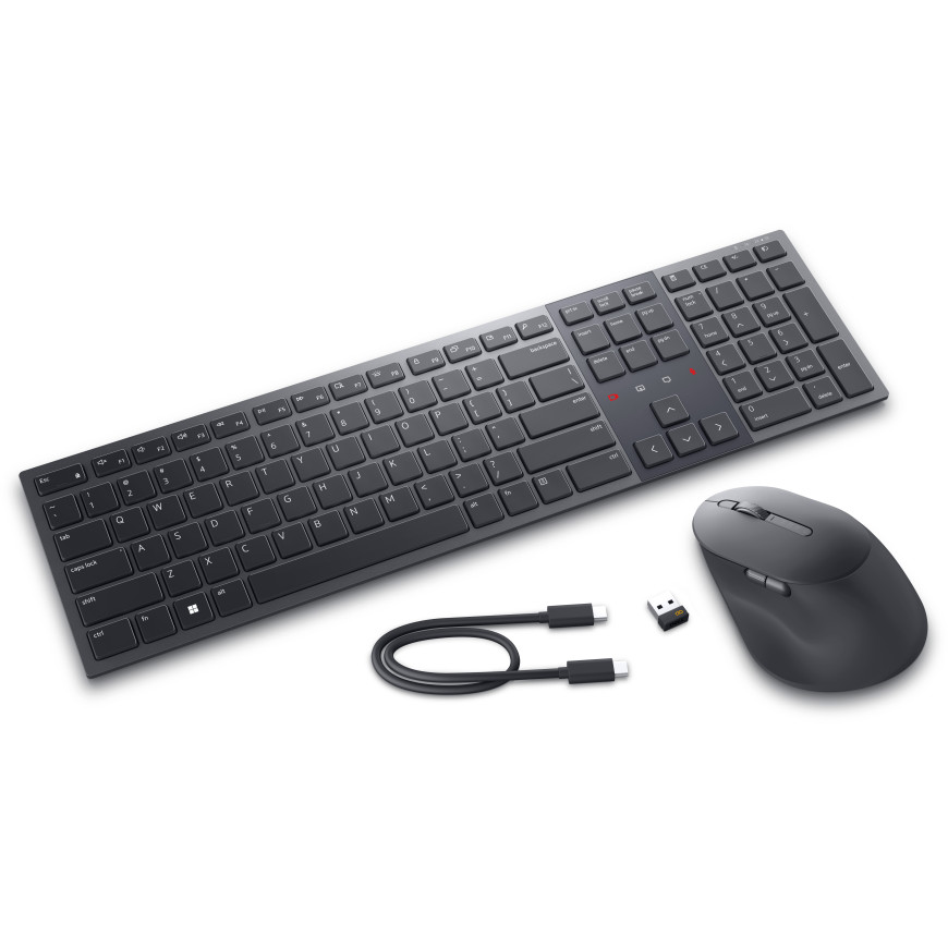 Clavier et souris de collaboration Dell Premier - KM900 - français (AZERTY)