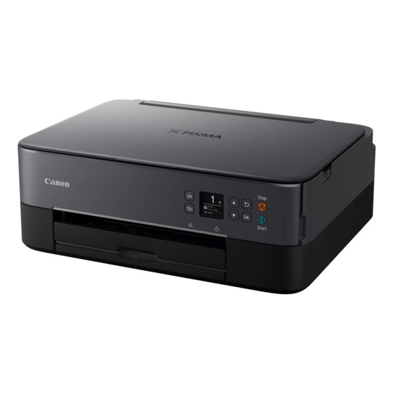 Imprimante photo jet d'encre couleur 3-en1 sans fil Canon PIXMA TS5350i, noire