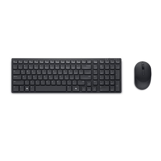Clavier et souris compacts et silencieux Dell Pro - KM555 - États-Unis international (QWERTY)