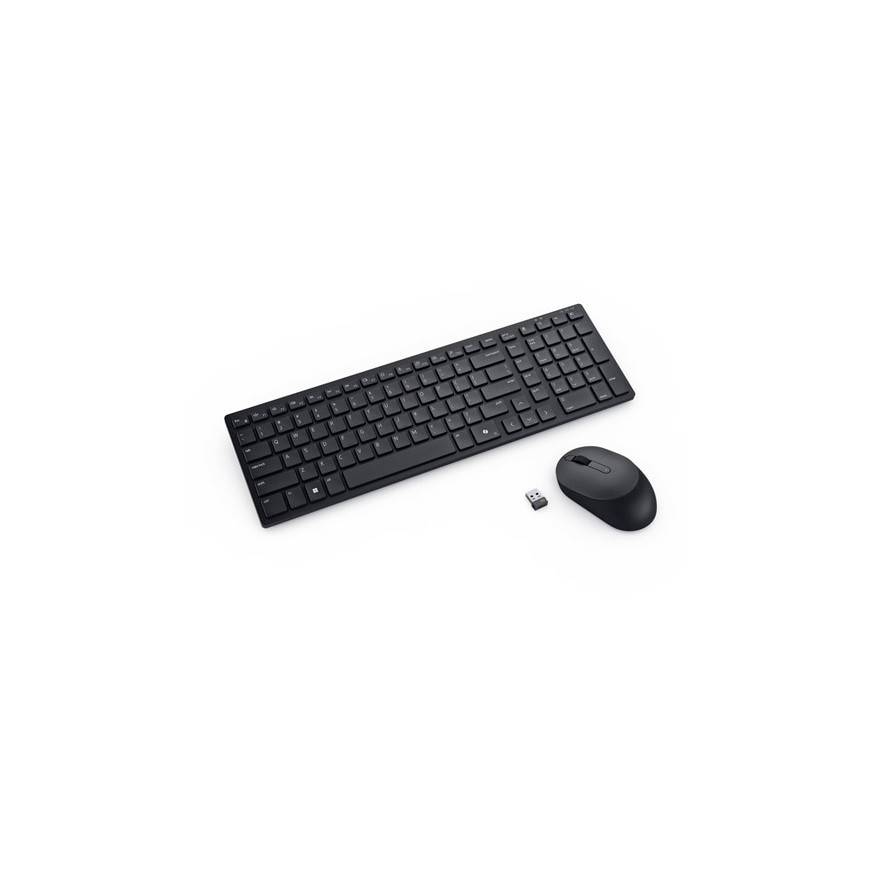Clavier et souris compacts et silencieux Dell Pro - KM555 - États-Unis international (QWERTY)