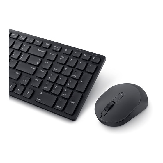Clavier et souris compacts et silencieux Dell Pro - KM555 - États-Unis international (QWERTY)