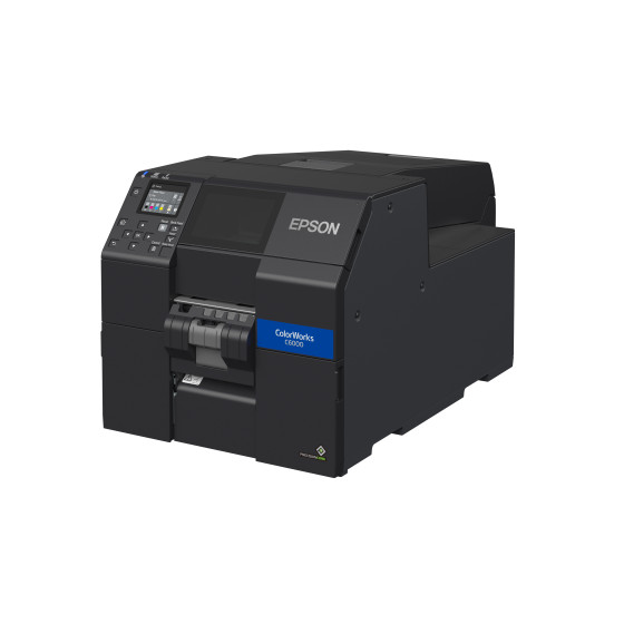Epson ColorWorks C6000Pe – Imprimante d'étiquettes couleur avec Peeler intégré (C31CH76202MK)