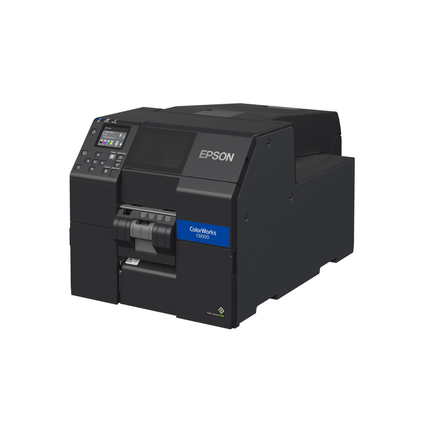 Epson ColorWorks C6000Pe – Imprimante d'étiquettes couleur avec Peeler intégré (C31CH76202MK)