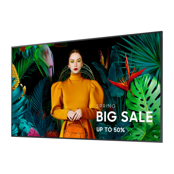 Écran d'affichage Samsung intérieur QBC 55'' Crystal UHD 4K (LH55QBCEBGCXEN)