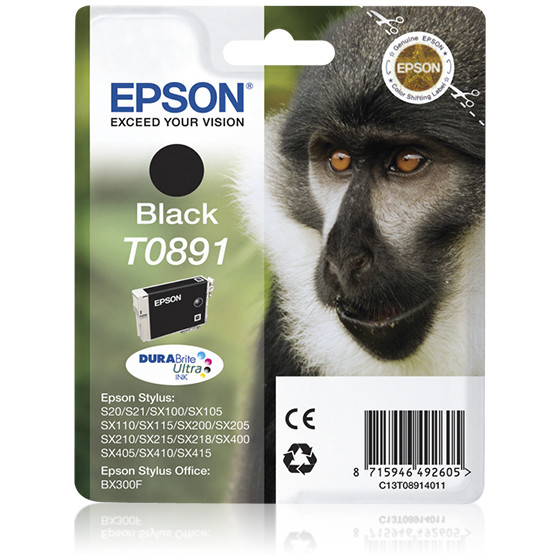 Epson T0891 – Encre noire DURABrite Ultra (C13T08914021)