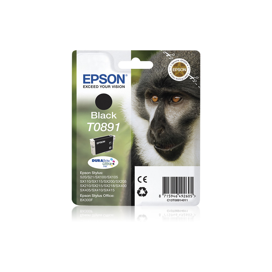 Epson T0891 – Encre noire DURABrite Ultra (C13T08914021)