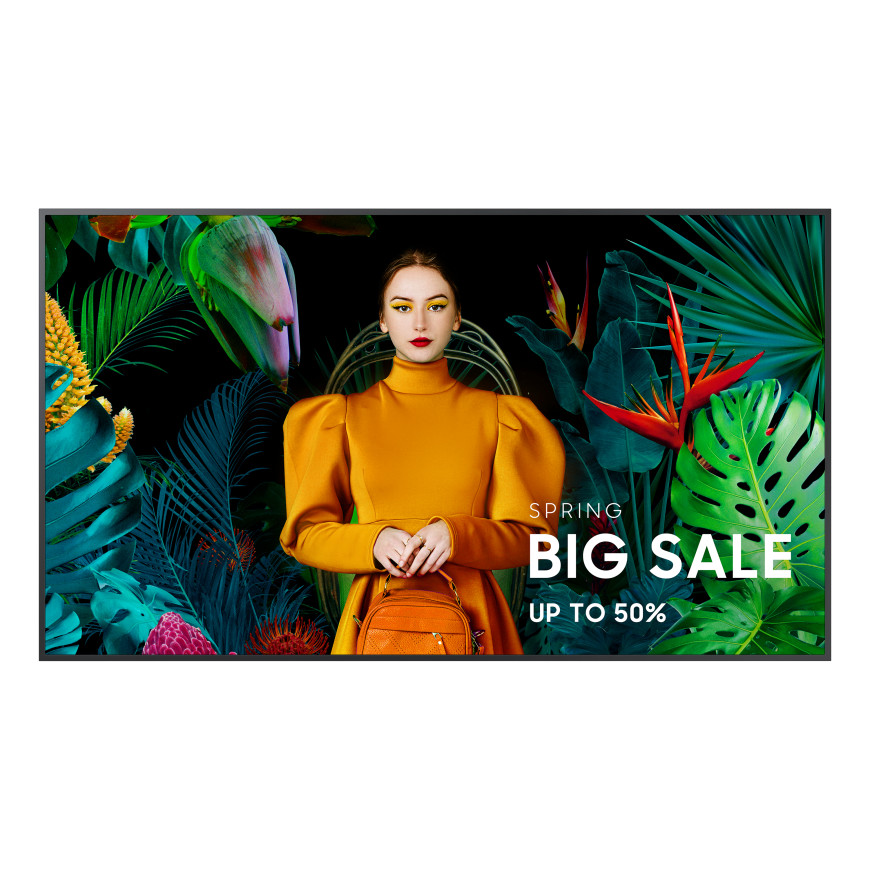 Écran d'affichage Samsung intérieur QBC 55'' Crystal UHD 4K (LH55QBCEBGCXEN)