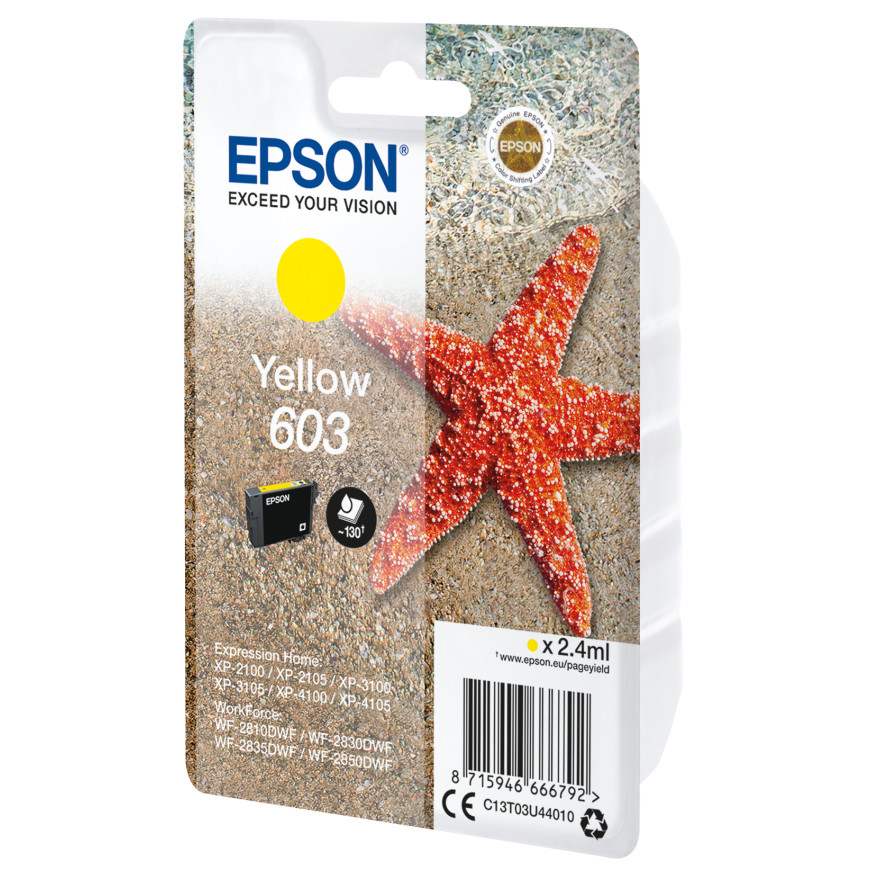 Epson 603 – Encre jaune standard (C13T03U44020)