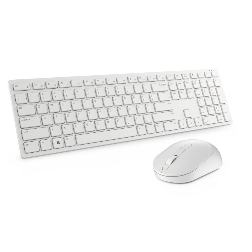 Clavier et souris Dell Pro - KM5221W - États-Unis international (QWERTY) - blanc