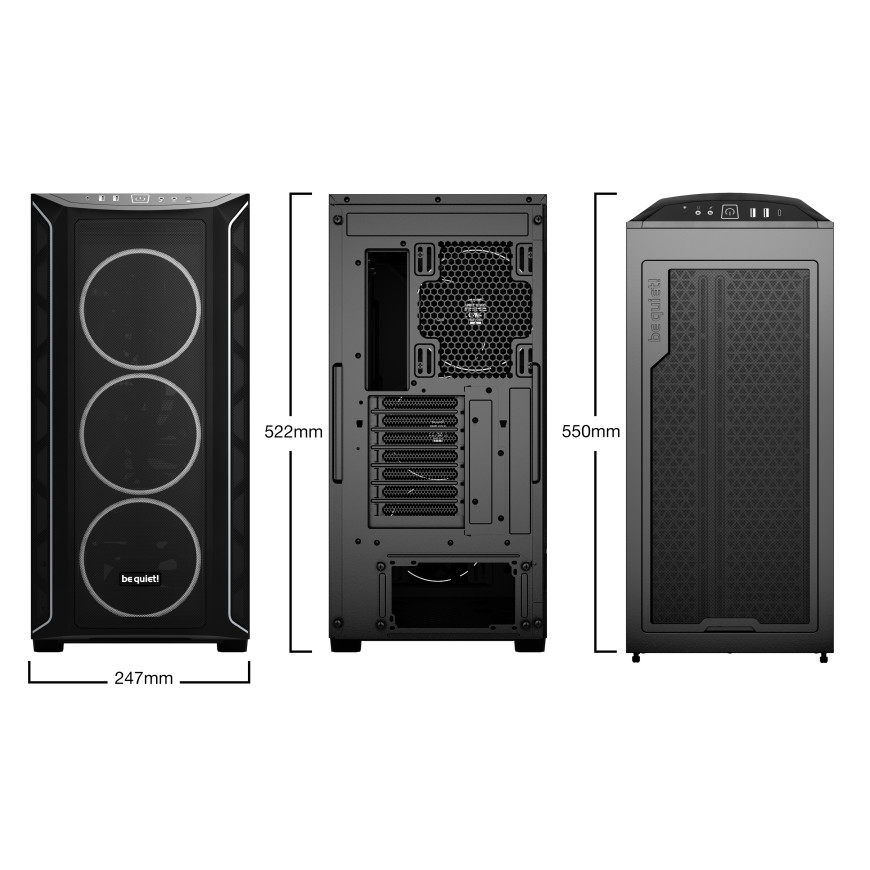 be quiet! Shadow Base 800 FX - Noir
