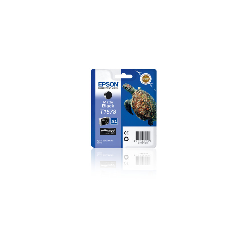 Cartouche d'encre Epson T1578 M Black – noire XL (C13T15784N10)